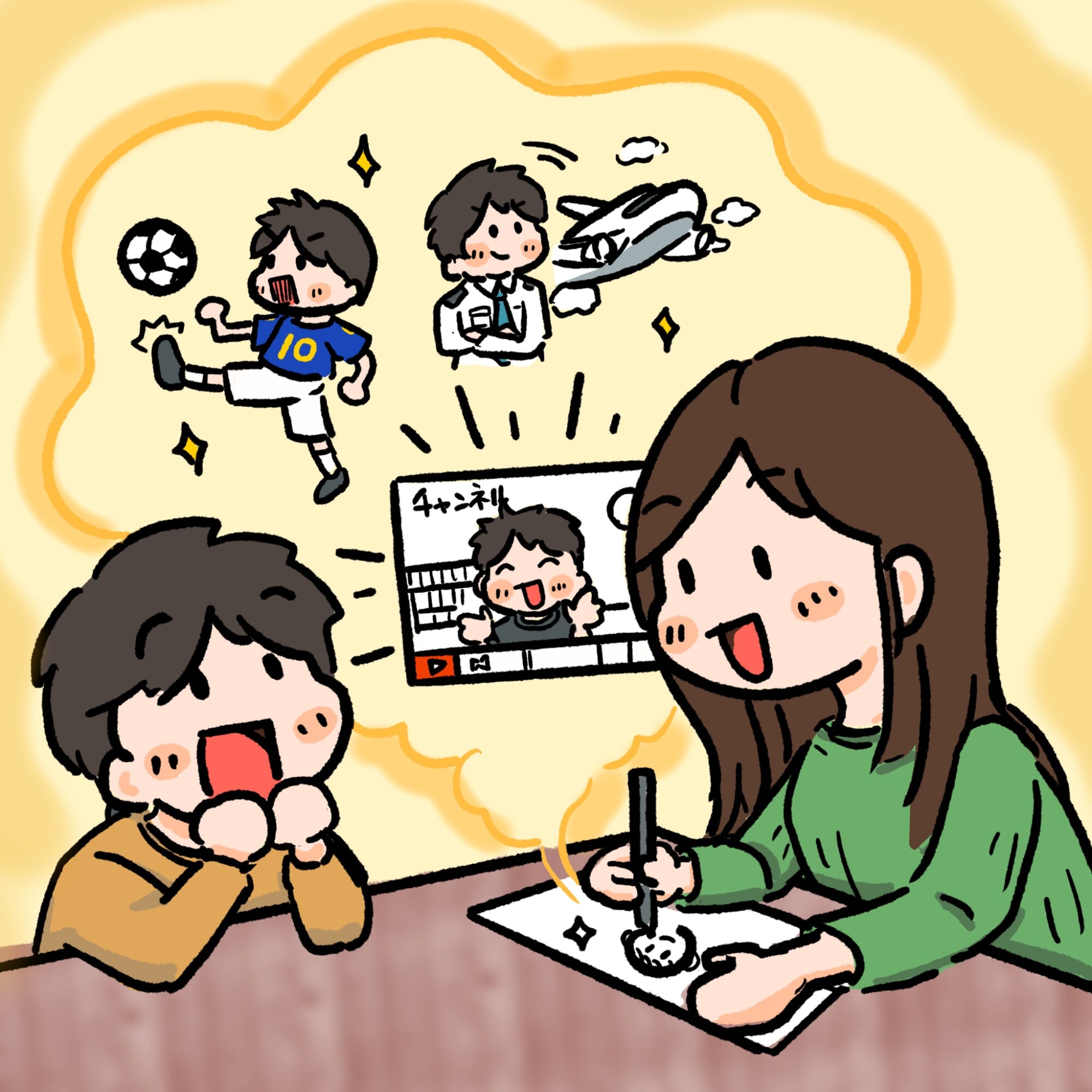 想像しようミライの〇〇（チーム カシカシ）